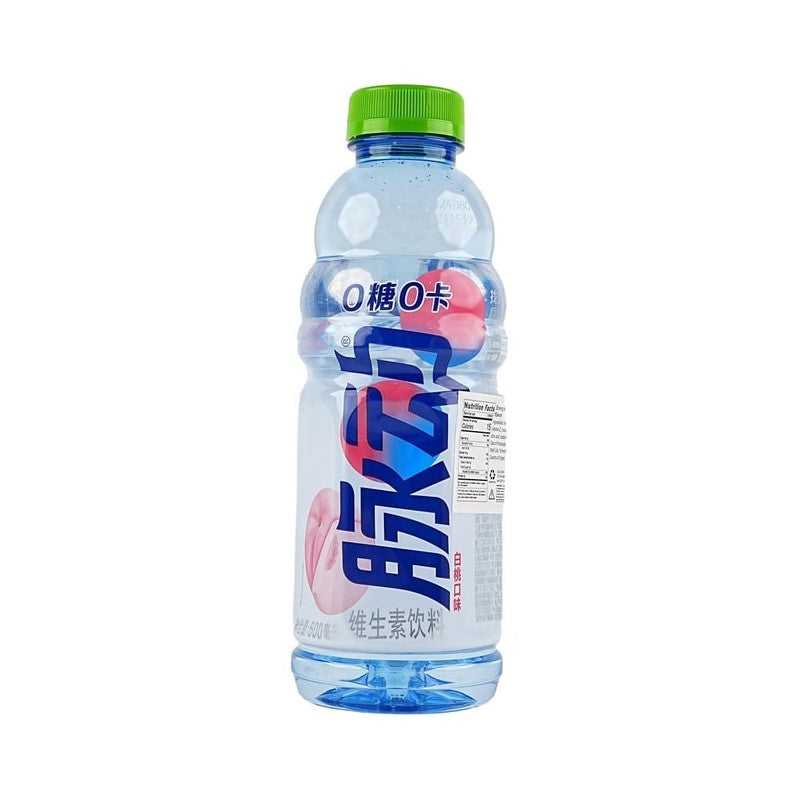 【自营】中国MIZONE脉动 维生素运动功能饮料 0糖0卡 白桃味 600ml 无糖含多种维生素