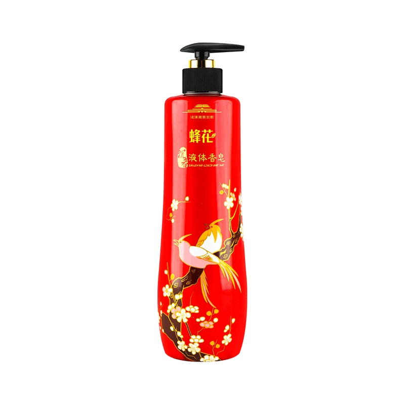 【自营】中国上海蜂花 沉香液体香皂 500g 洗脸沐浴泡脚多用 清香除臭 高效保湿持久留香温和