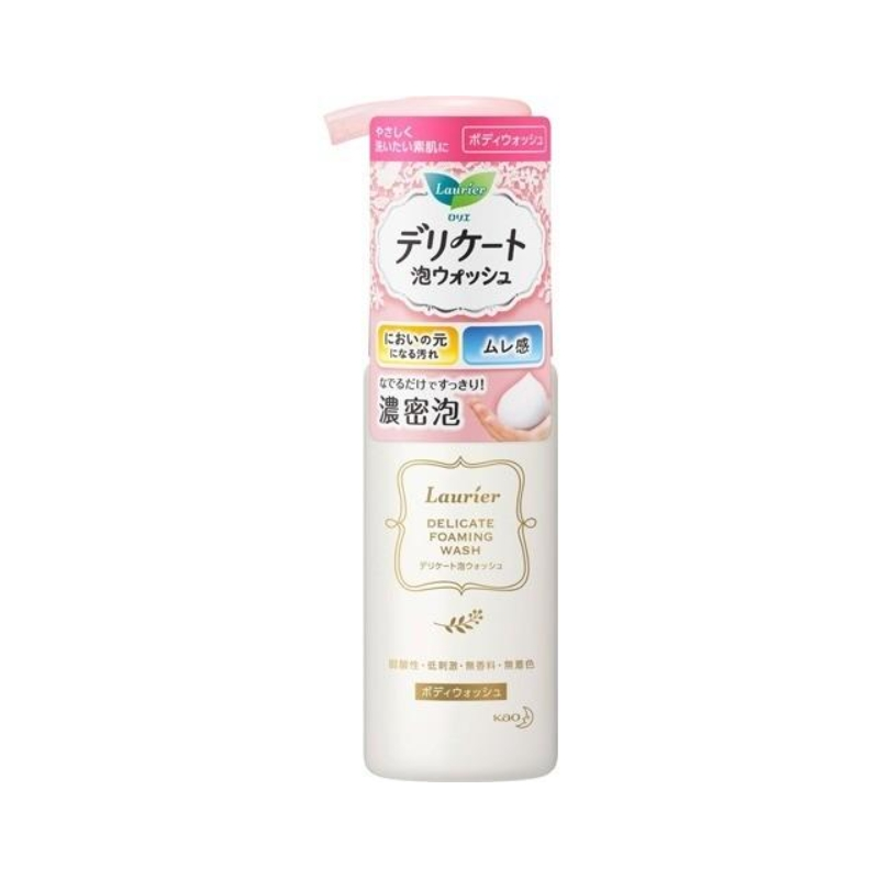 【自营】日本KAO花王 Laurier乐而雅 私密肌洁净慕斯护理液 150ml 女性妇科外阴清洁洗液私处护理液洗护液