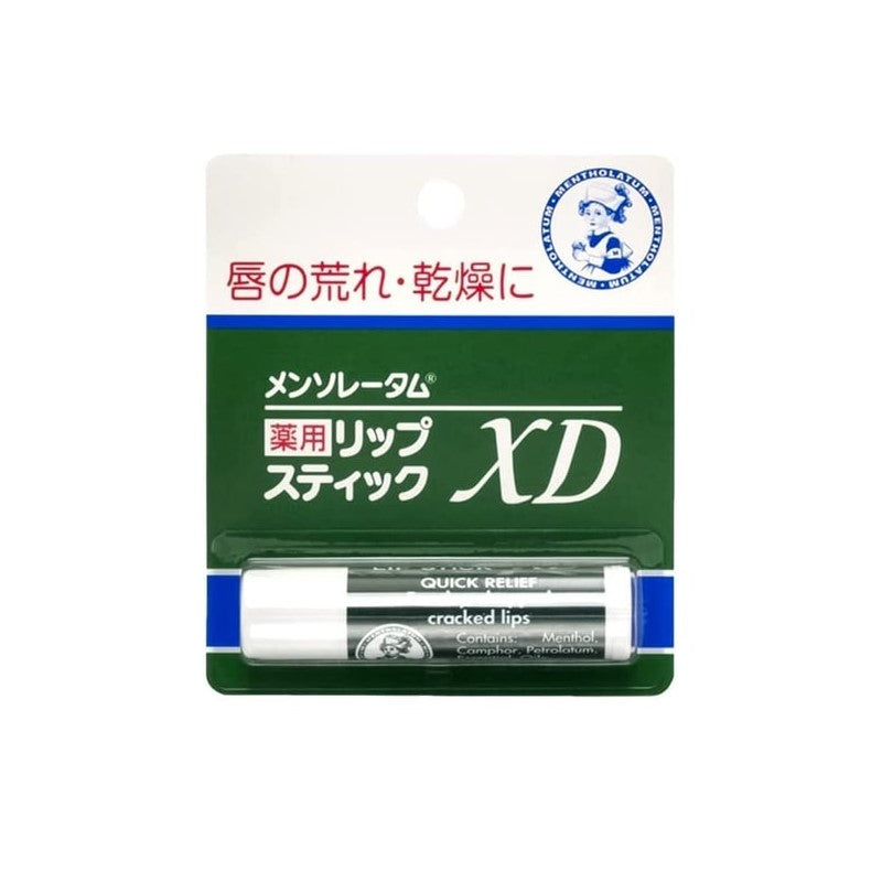 【自营】日本ROHTO乐敦 Mentholatum曼秀雷敦 XD薄荷润唇膏 4g 打底唇膏滋润补水润唇防干裂