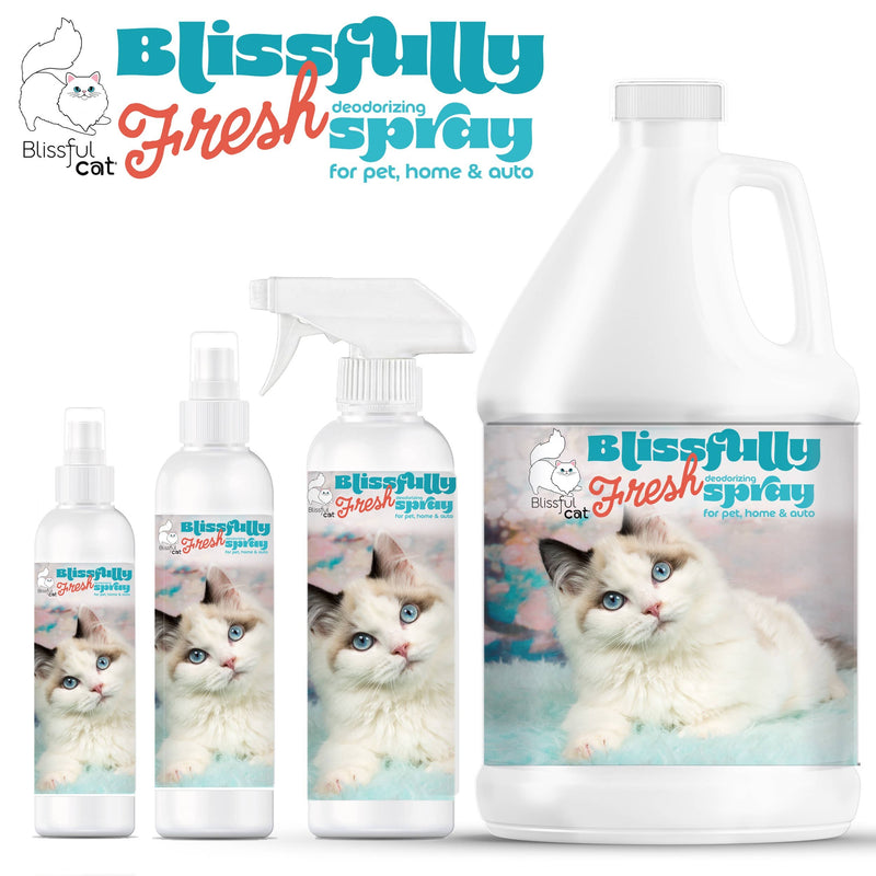 【自营】美国The Blissful Pets 幸福清新 猫猫宠物除味喷雾 8oz 236ml 宠物家居车内均可用