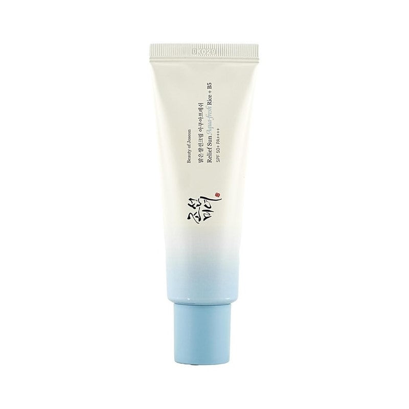 【自营】韩国Beauty of Joseon朝鲜美女 舒缓清爽防晒霜 大米+谷物益生菌 SPF50+ PA++++ 50ml 清透米萃水感防晒霜 轻薄乳液质地 冰感降温 不泛白 镇静抗氧亮白 中性肌&油性肌
