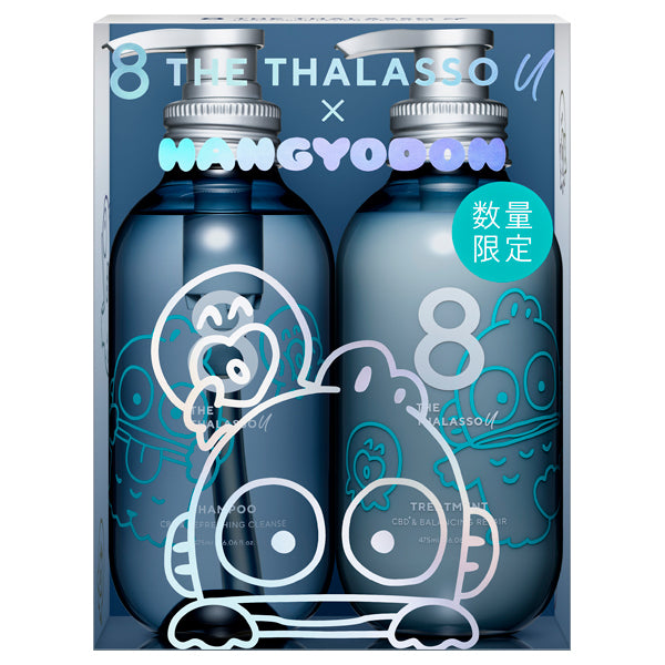【自营】日本8 THE THALASSO涧净 海洋矿物清爽洗发水护发素 475ml+475ml 三丽鸥丑鱼联名套装
