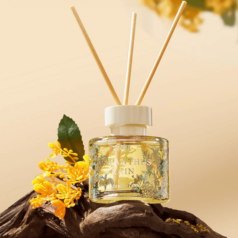 【自营】中国Song Chao宋朝 繁花之境系列无火香薰 满陇桂雨 花香木制调 120ml 空气清新香膏精油香氛 无火香熏室内扩香空气清新剂香薰香氛棒