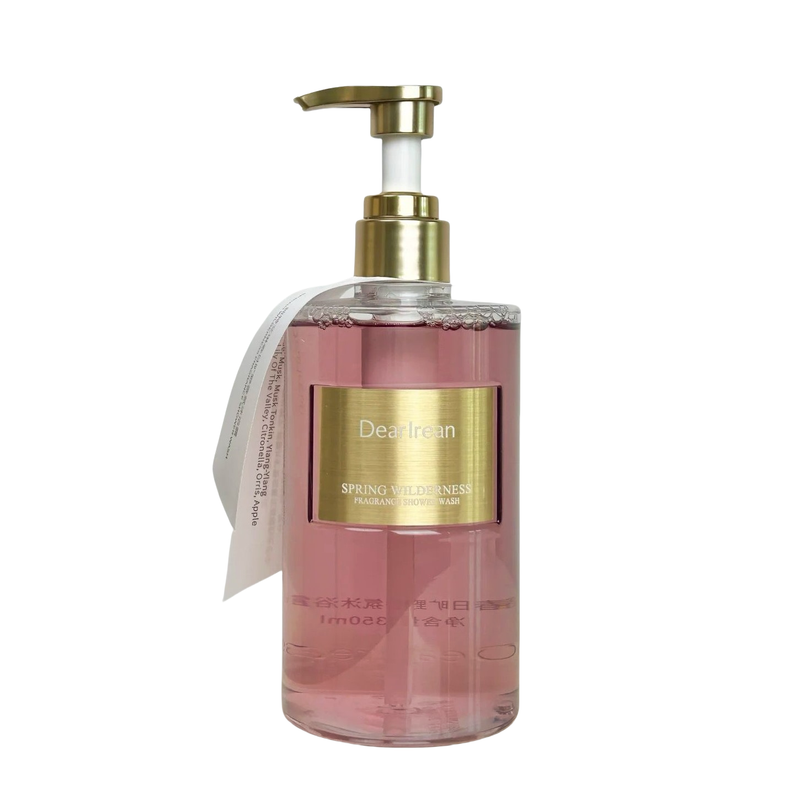 【自营】中国独特艾琳 氨基酸高级香氛沐浴露 春日旷野 350ml 初春果木香调 香氛沐浴露留香全身保湿清洁不假滑沐浴液