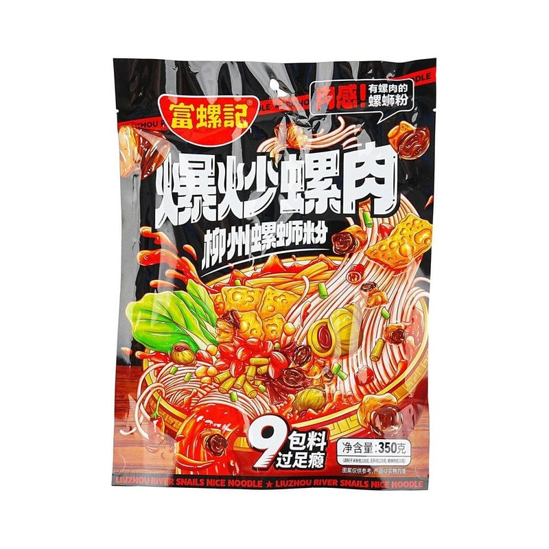 【自营】中国富螺记 爆炒螺肉 柳州螺蛳粉 原味 350g 柳州特产解馋丝粉米粉速食宵夜