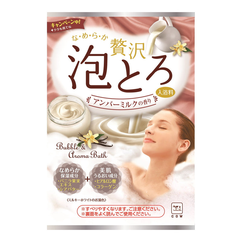 【自营】日本COW牛乳石鹸共进社 胶原美肌浓密泡泡入浴剂浴盐 
