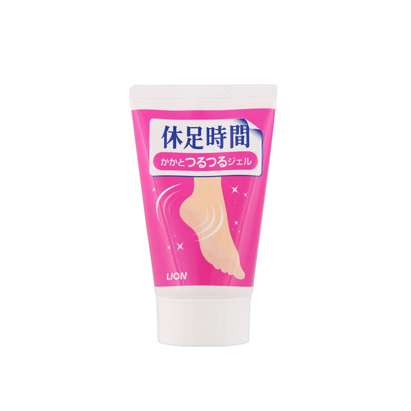 【自营】日本LION狮王 休足时间 去角质啫喱 100g 软化角质脚后跟按摩磨砂清洁膏