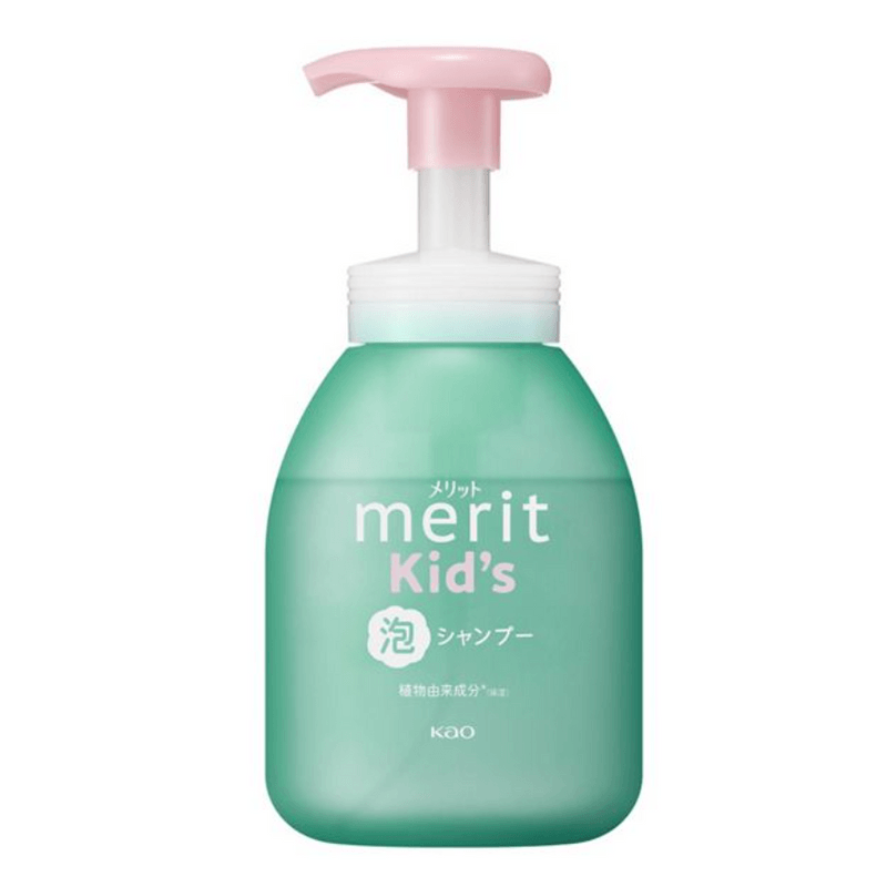 【自营】日本KAO花王 Merit Kid`s 无硅油植配宝宝儿童专用洗发露 330ml 柔顺洁净 清爽头皮