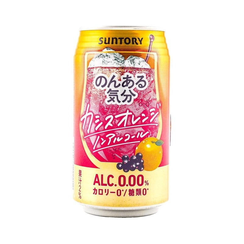 【自营】日本SUNTORY三得利 无酒精鸡尾酒饮料 香橙黑加仑味 350ml 微醺无酒精碳酸汽泡酒味饮料