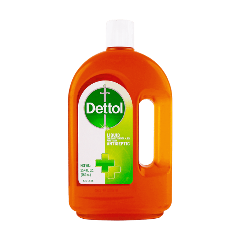【自营】英国DETTOL滴露 家居温和不刺激杀菌消毒液 750ml 大瓶更实惠 多功能洗衣服室内除螨