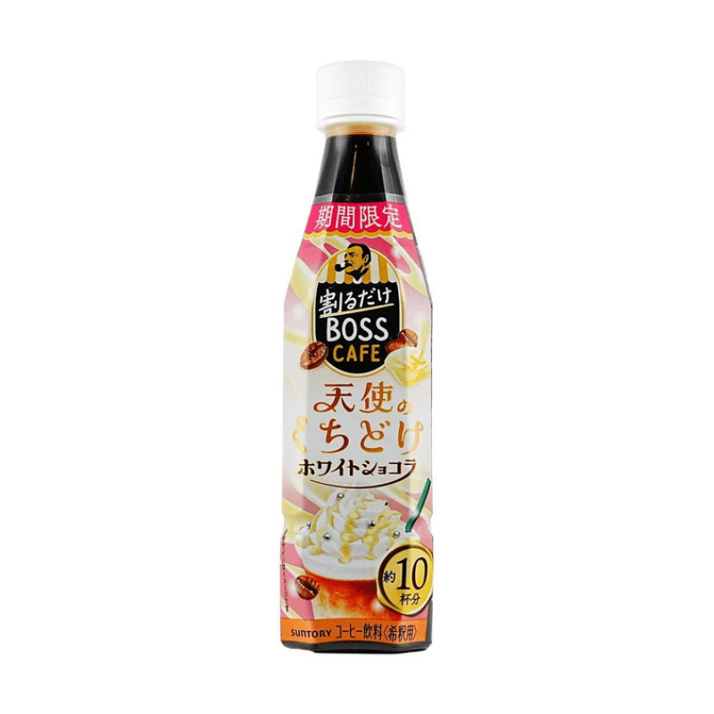 【自营】日本SUNTORY三得利 BOSS 白巧浓缩咖啡 340ml 稀释饮用 可冲10杯
