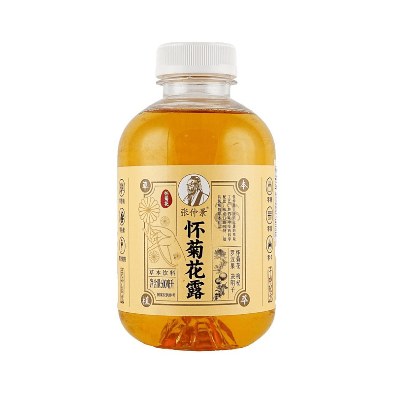 【自营】中国张仲景 怀菊花露 草本饮料 500ml 低糖低卡0脂 开胃消食 0糖0脂0卡0咖啡因 配料干净 养生植物饮品
