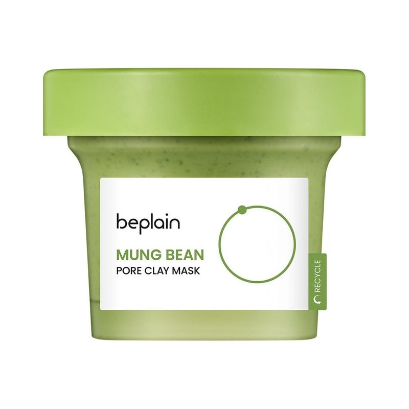 【自营】韩国BEPLAIN碧菲音 绿豆酵素清洁泥膜面膜 120ml 深层清洁毛孔油脂 绿豆沙冰淇淋质地