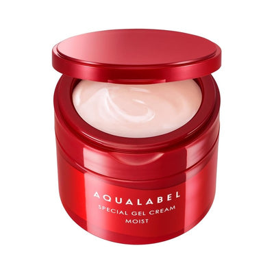 【自营】日本SHISEIDO资生堂 AQUA LABEL水之印 五合一胶原弹力高保湿面霜 90g 全效3D面霜 紧致滋润晚霜