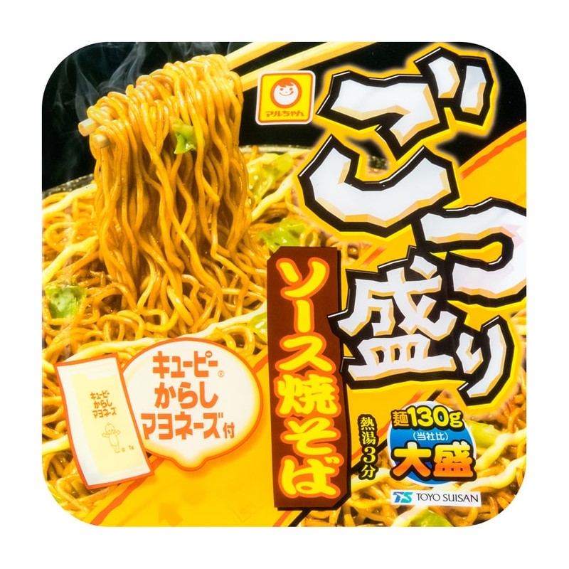 【自营】日本MARUCHAN 日式酱汁炒面 芥末蛋黄酱味 171g 世界十大最好吃泡面 拉面方便面速食面条宵夜