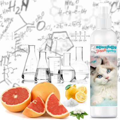 【自营】美国The Blissful Pets 幸福清新 猫猫宠物除味喷雾 4oz 118ml 宠物家居车内均可用