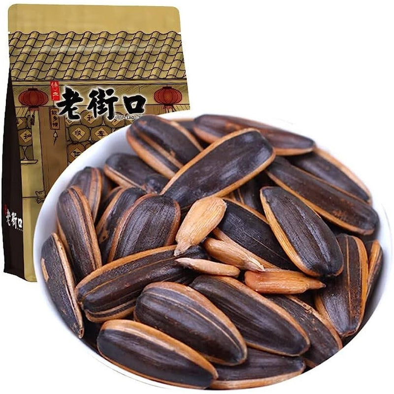 【自营】中国老街口 山核桃味瓜子 500g 葵花籽瓜子休闲零食