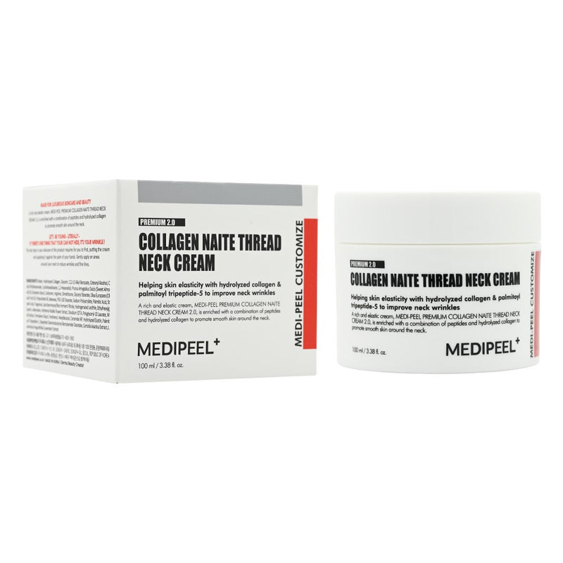 【自营】韩国MediPeel美蒂菲拉 2.0升级版拉丝抗皱颈霜 100ml 淡化颈部细纹提拉紧致淡纹美容院专用