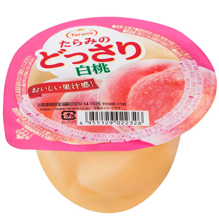 【自营】日本Tarami塔啦蜜 果冻 白桃味 230g 布丁果冻休闲零食