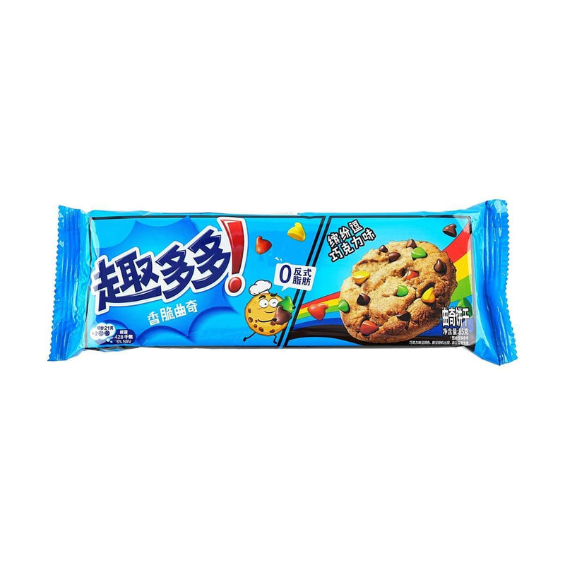 【自营】中国奥利奥 趣多多香脆曲奇 缤纷巧克力豆味 85g 休闲食品零食休闲办公室点心儿童零食