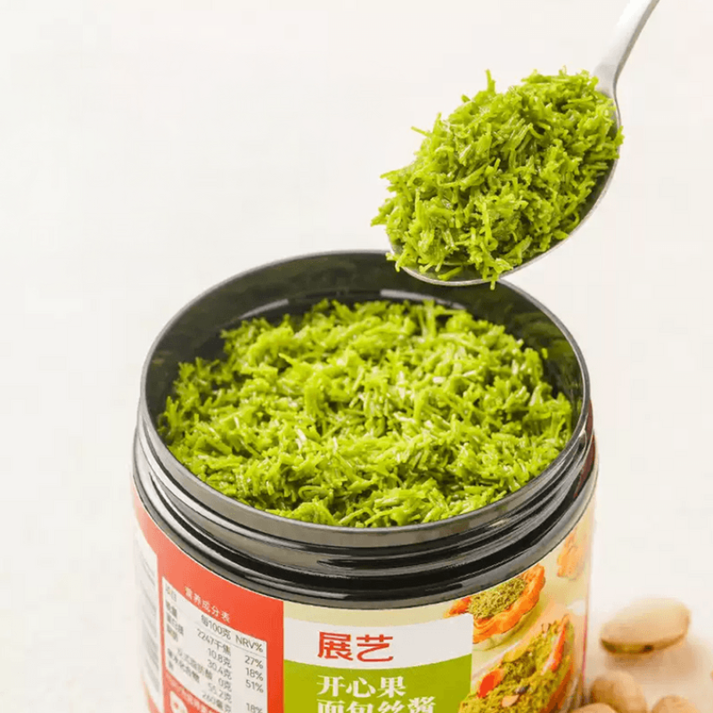 【自营】中国ART EXHIBITION展艺 开心果面包丝酱 150g 网红迪拜巧克力材料 酥脆可口颜色翠绿 0反式脂肪酸