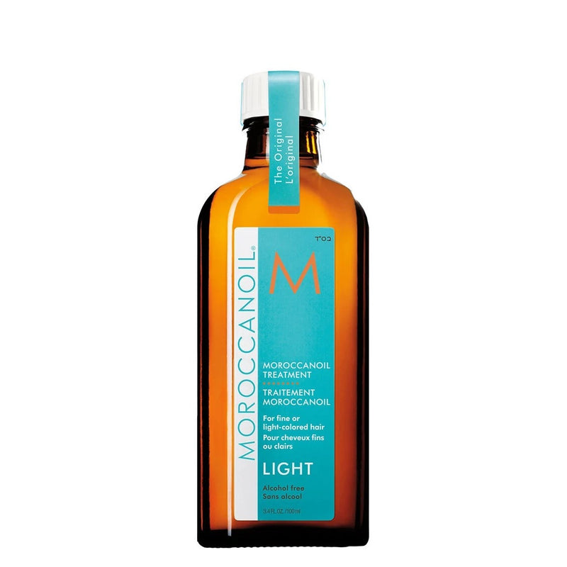 【自营】以色列Moroccanoil摩洛哥油护发精油 白盖轻盈版 100ml 头发防毛躁柔顺干枯烫染分叉