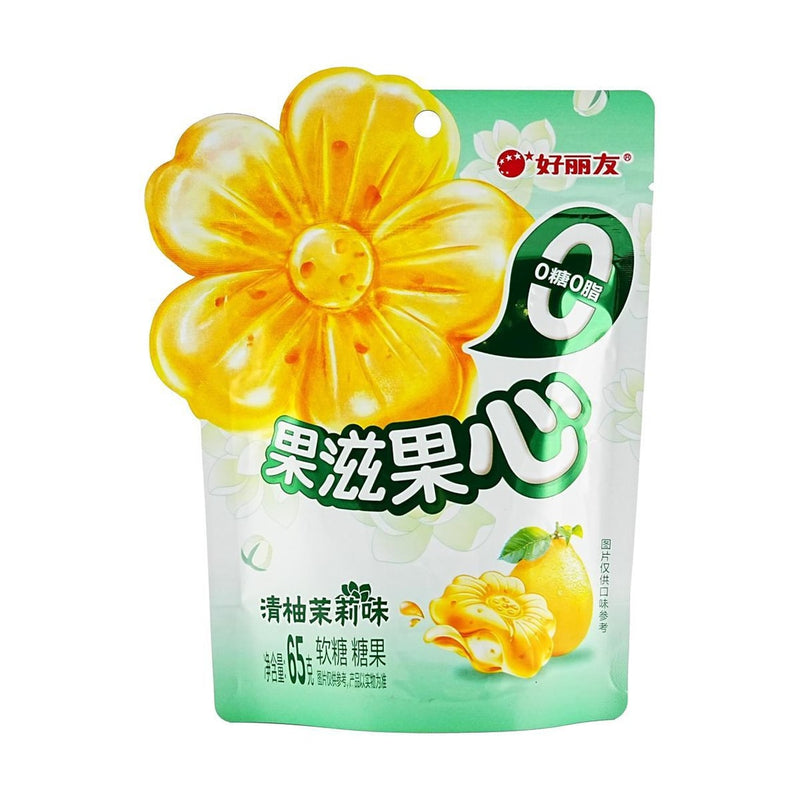 【自营】韩国ORION好丽友 果滋果心水果软糖 清柚茉莉味 65g 可以剥皮的软糖 橡皮糖网红高颜值儿童小零食糖果小吃