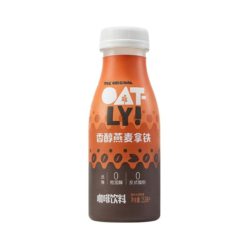 【自营】中国OATLY噢麦力 香醇燕麦拿铁 低糖咖啡 252ml 办公学习提神醒脑