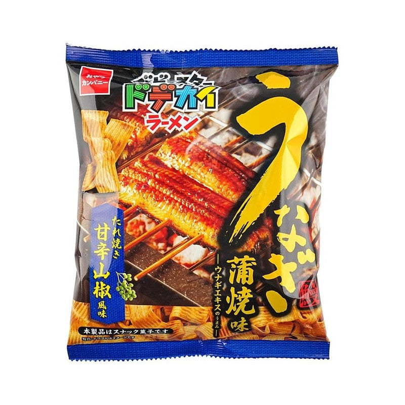 【自营】日本BABYSTAR贝贝星 点心面 干脆宽面 蒲烧鳗鱼山椒味 62g 儿时回忆即食零食酥脆可口追剧必备