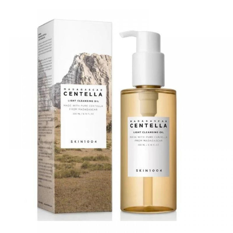 【自营】韩国SKIN1004理肤天使 马达加斯加积雪草轻盈卸妆油 200ml 多效合一植物性洁面乳 快速乳化卸妆 温和不刺激 镇定水润 去毛孔老废污垢