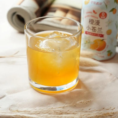 【自营】中国可可满分 橙漫小苍兰 300ml 低卡0脂添加真实NFC果汁