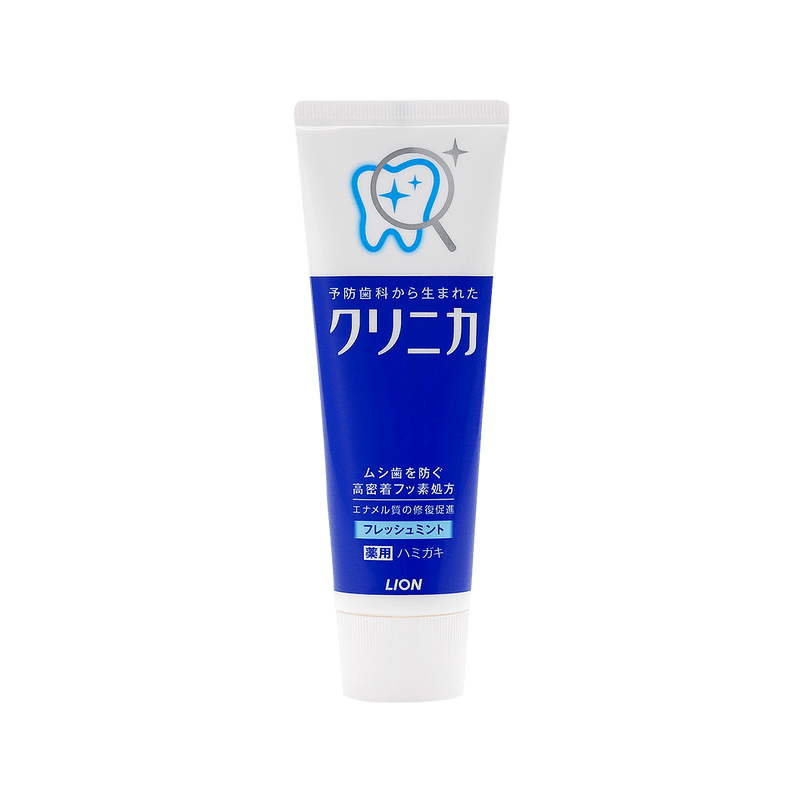 【自营】日本LION狮王 CLINICA酵素洁净美白防蛀修护牙膏 清爽薄荷味 130g 去牙渍美白抗敏感