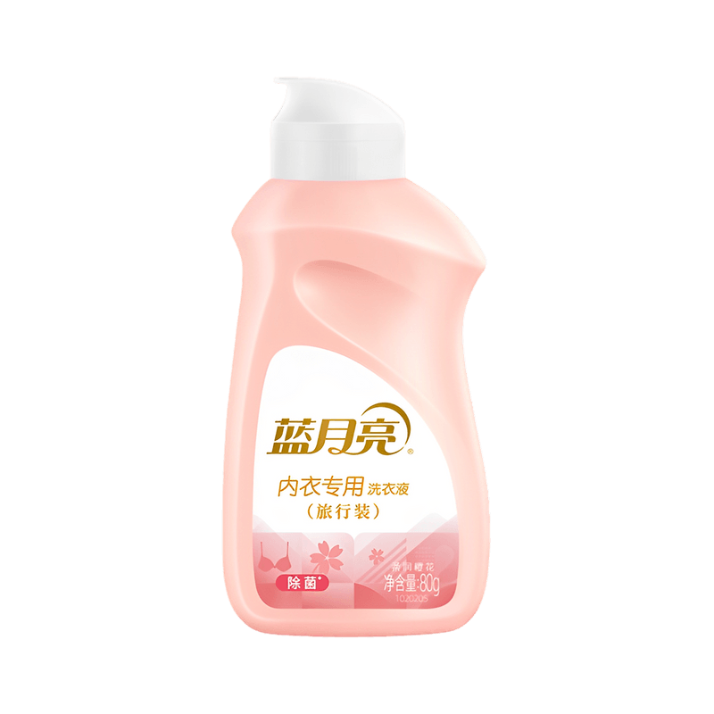 【自营】中国蓝月亮 内衣内裤洗衣液 樱花香 80g 女士内衣裤专用抑菌去血渍消毒清洗液