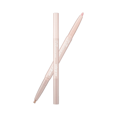 【自营】韩国COLORGRAM All in one双头眼线卧蚕笔 #02 COOL TONE 珠光粉 0.2g+0.15g 提亮眼影笔自然持久防水不晕染