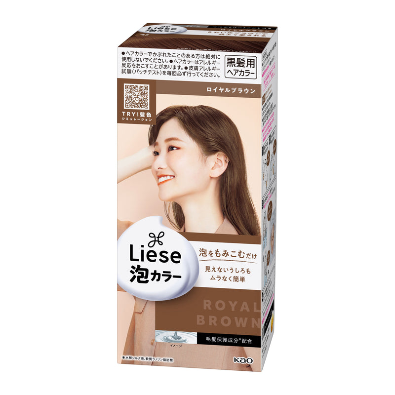 【自营】日本KAO花王 LIESE PRETTIA 泡沫染发剂 