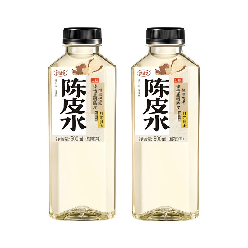 【自营】中国好望水 陈皮水 月光白茶植物饮料 500ml 0蔗糖0脂肪 干净配料 能量饮料