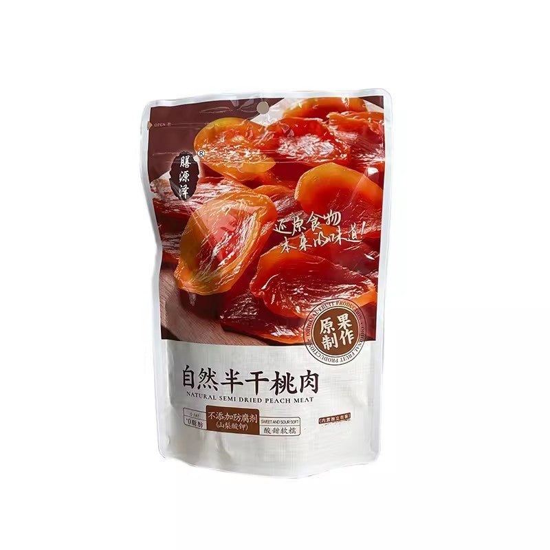 【自营】中国SYZ膳源泽 自然半干桃肉 58g 黄桃干果脯果糕