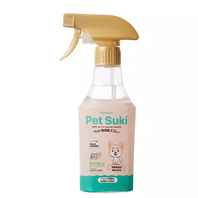 【自营】日本KINBATA 宠物除臭喷雾 清泉香 350ml 宠物消臭剂除臭剂抑菌去味喷雾