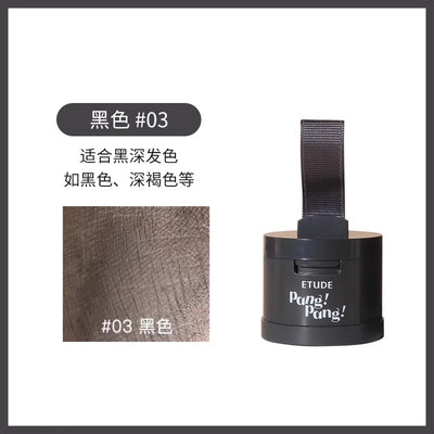 【自营】韩国ETUDE HOUSE伊蒂之屋(爱丽小屋) 侧影填充发际线粉 #03 自然黑色 3.5g 发际填充神器发髻线修饰阴影粉补发神器修容自然
