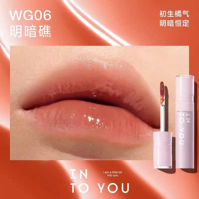 【自营】INTOYOU心慕与你 水感唇蜜 WG06 明暗礁 3g 保湿滋润口红有色润唇釉唇彩