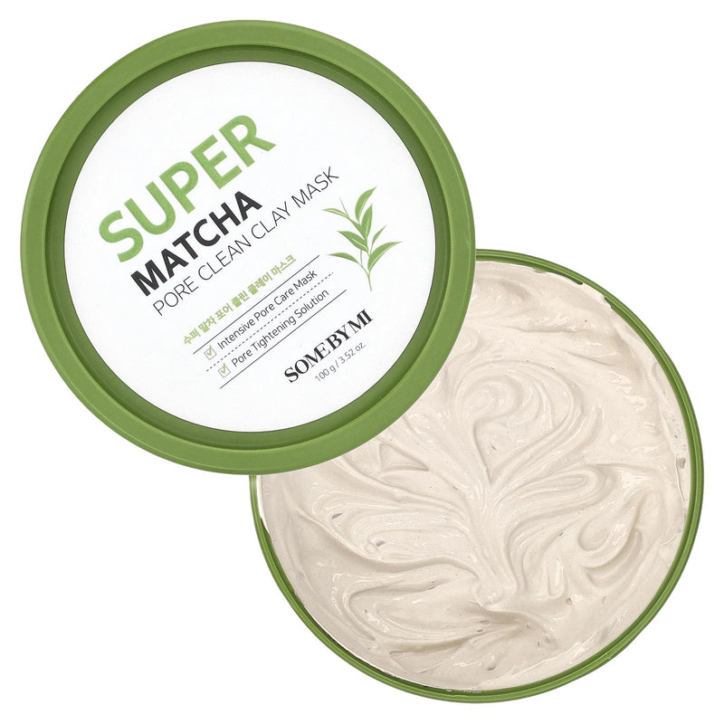 【自营】韩国SOME BY MI莎柏蜜 超级抹茶净化毛孔面膜 100g 深层清洁毛孔油脂控油收缩毛孔