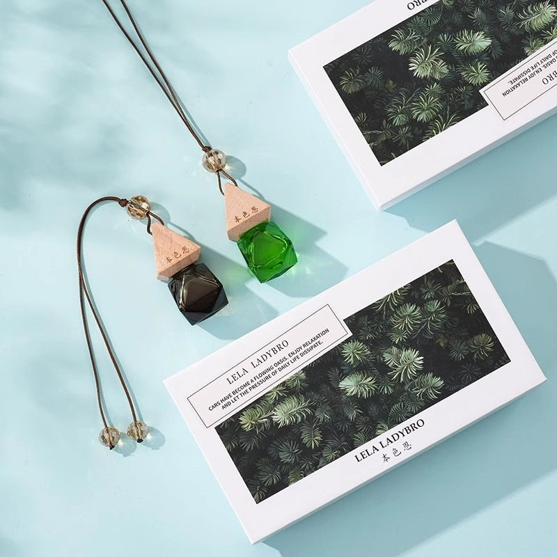 【自营】中国LELA LADYBRO本色恩 车载香薰挂件 绿叶橙花+大地森林 汽车挂件车内空气清新除异味