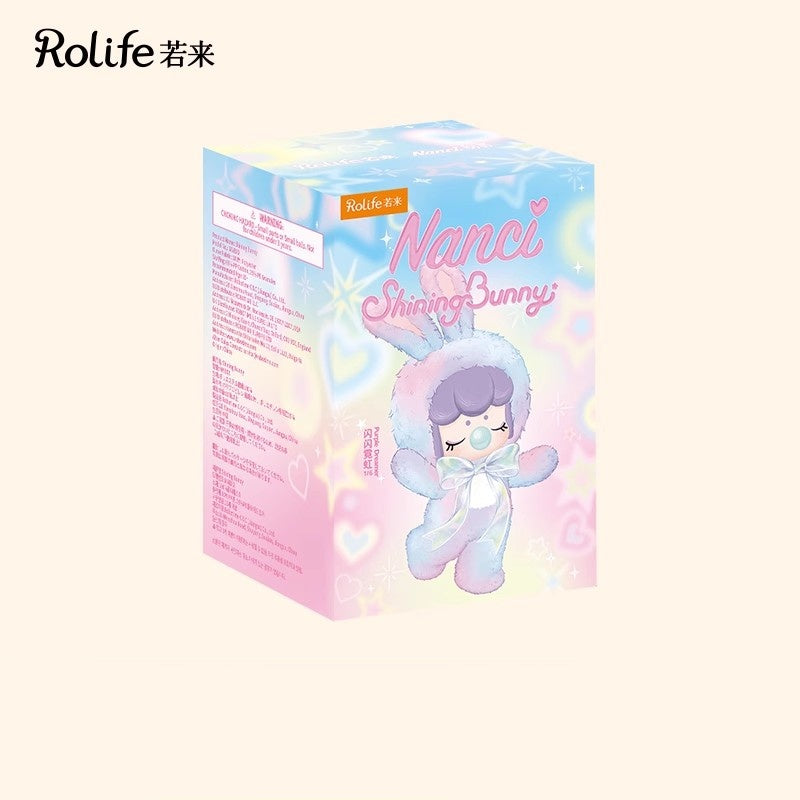 【自营】中国Rolife若来 Nanci囡茜 闪光毛绒小兔盲盒 1盒 随机发货
