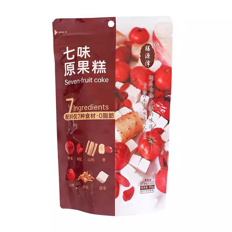 【自营】中国SYZ膳源泽 七味原果糕 80g 苹果果脯蜜饯山楂果干茯苓山药陈皮休闲零食