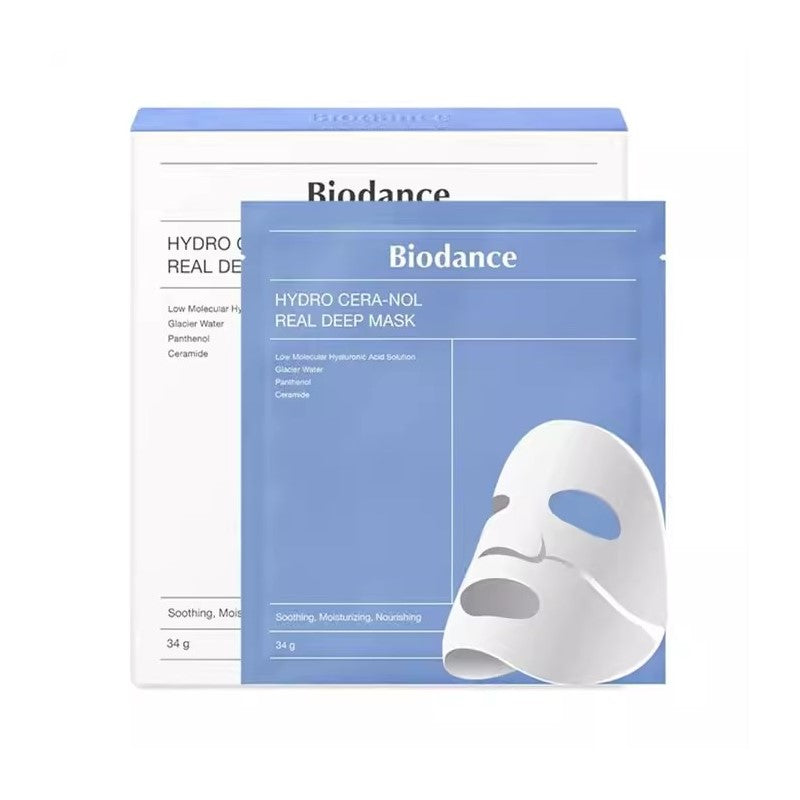 【自营】韩国BIODANCE 多重水光保湿镇静实感深层全效面膜  34g*4片 舒缓修复屏障