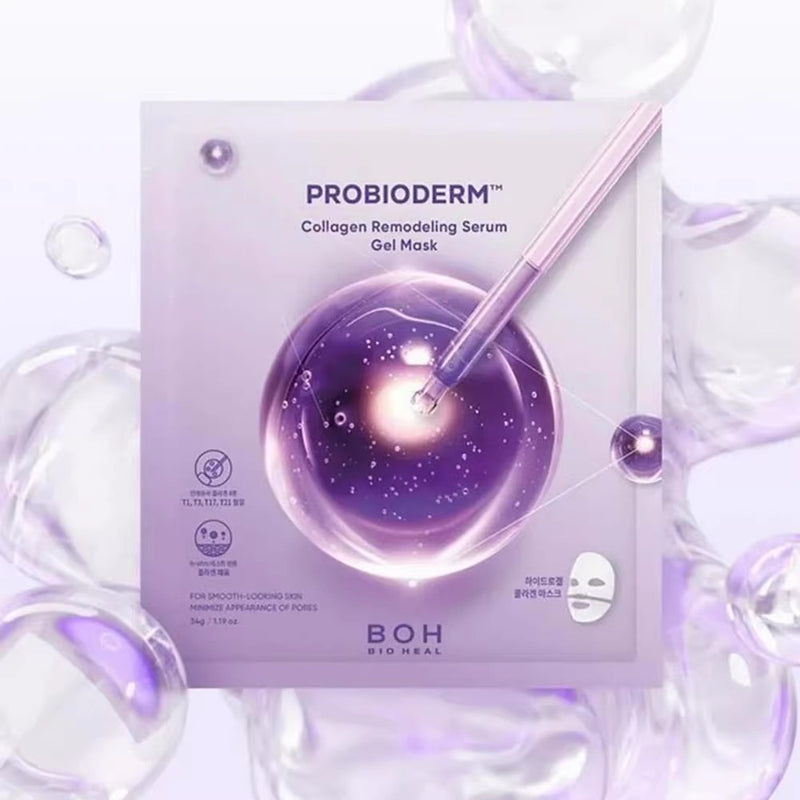 【自营】韩国BIOHEAL BOH百析珀 酵萃胶原紧塑精华凝胶面膜 34g 提拉紧致补水保湿提亮胶原蛋白抗皱淡纹