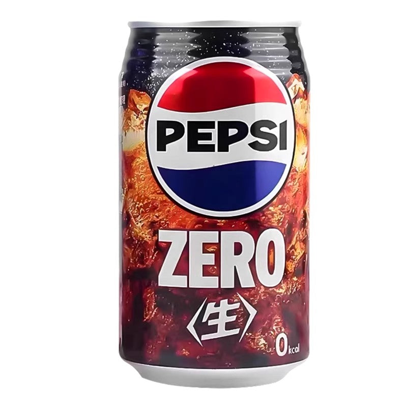 【自营】中国PEPSI百事可乐 ZERO生可乐 碳酸饮料 无糖 340ml 0糖0卡 网红碳酸饮料饮品