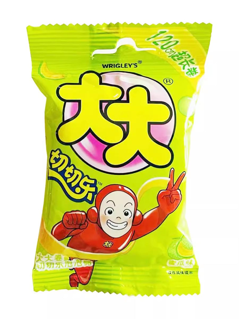【自营】中国大大 切切乐泡泡糖 蜜瓜味 30g 儿童回忆糖果小零食口香糖