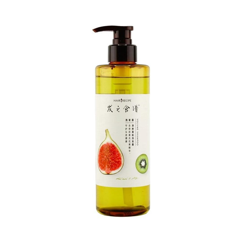 【自营】日本HAIR RECIPE发之食谱 奇异果无花果 无硅油控油洗发水 530ml 控油蓬松 适合油性发质